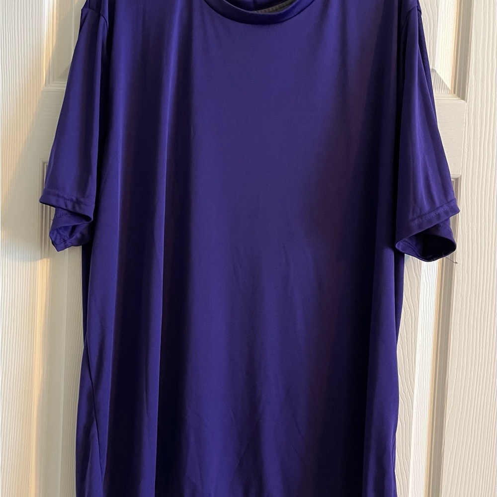 Russell Athletic Men's Short Sleeve Purple Tee